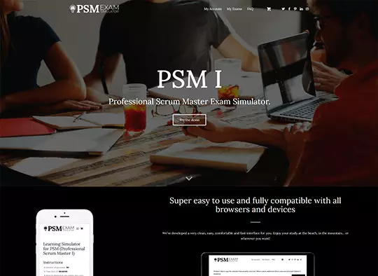 PSM I: Professional Scrum Master Exam Simulator