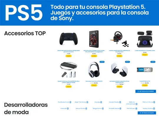 Juegos PS5 - Accessories and games for PlayStation 5