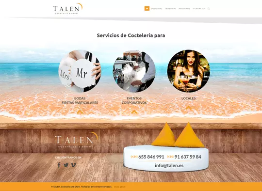 Talen. Cocktails & Show